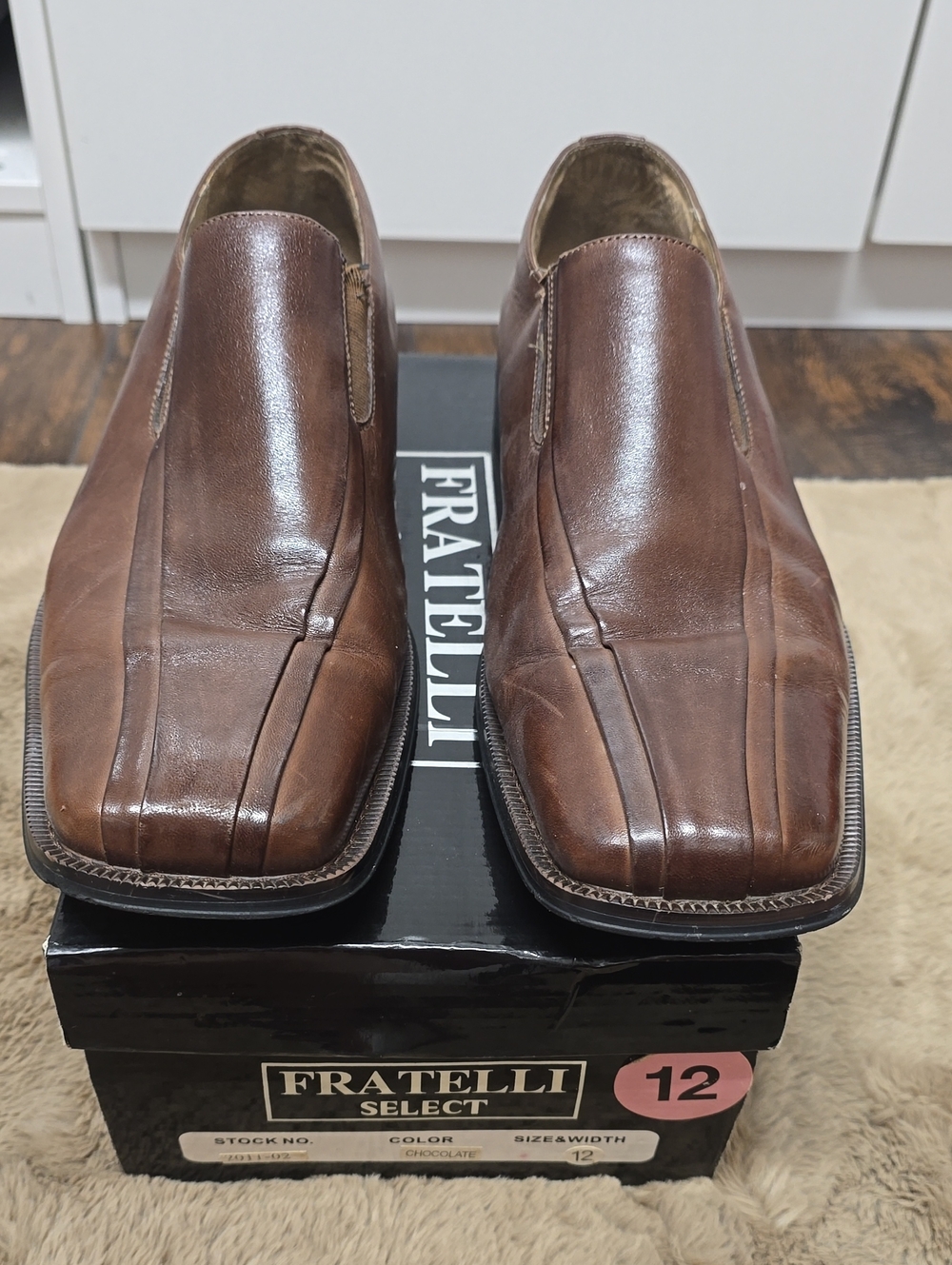 Men’s Chocolate Brown Slip-On Loafers